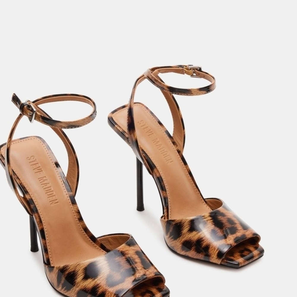 Steve Madden Animal Print Heels - Picture 3 of 4
